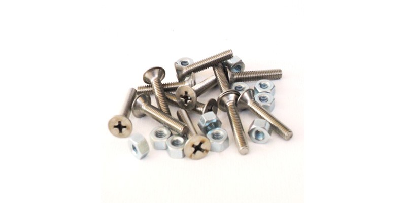 SET INOX SCREWS AND NUTS